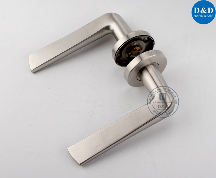 Stainless Steel 304 Interior Designer Solid Lever Handle-D&D Hardware