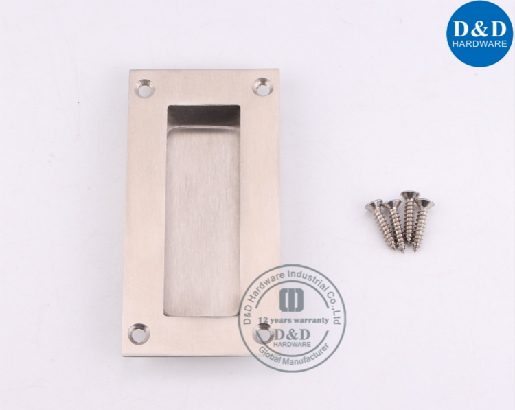 Stainless Steel 304 Square Invisible Wardrobe Furniture Handles-D&D Hardware