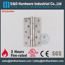 SS304 UL Fire Rated 2BB Hinge for Office Door-DDSS005-FR-5x3x3.0mm