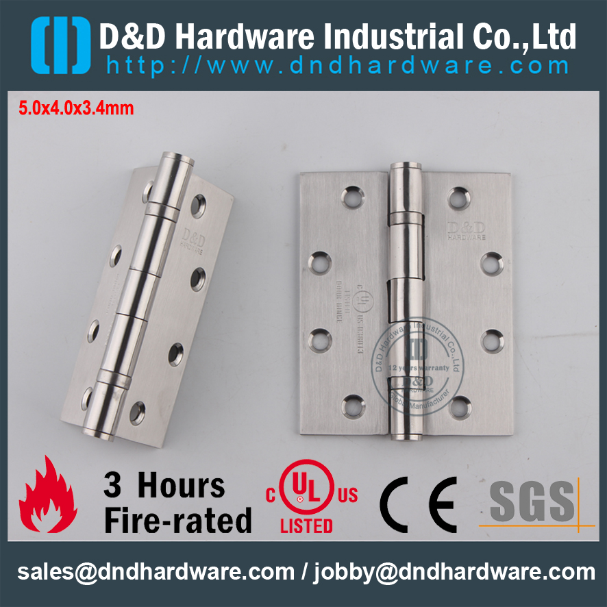 Stainless Steel UL Door Hinge-D&D Hardware