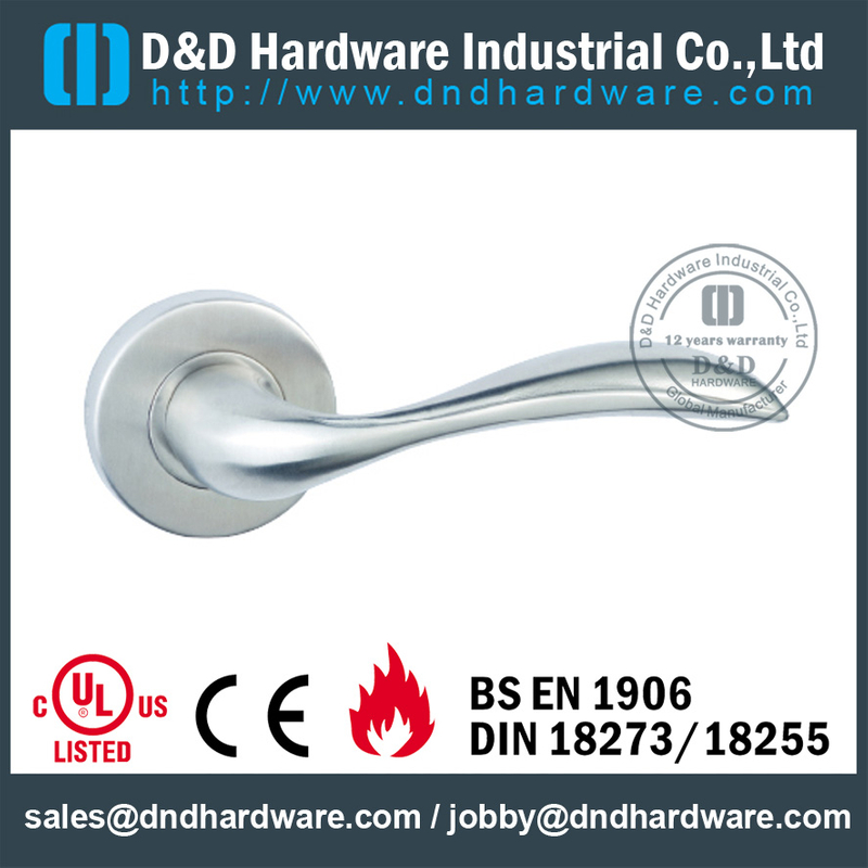 Stainless steel durable crank solid handle for Metal Door- DDSH161
