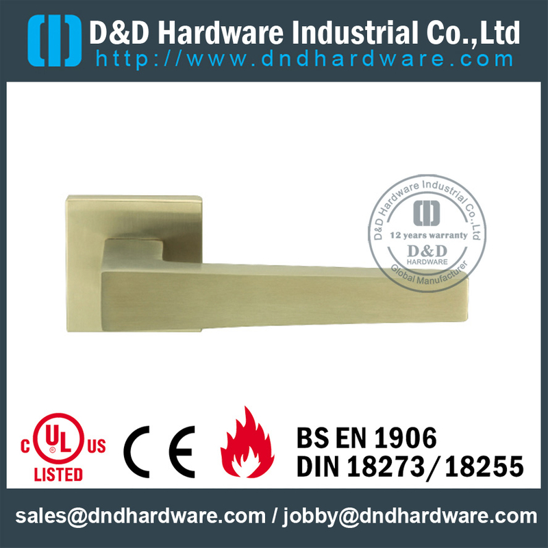 SUS304 Solid Lever Handle for Interior Door- DDSH083