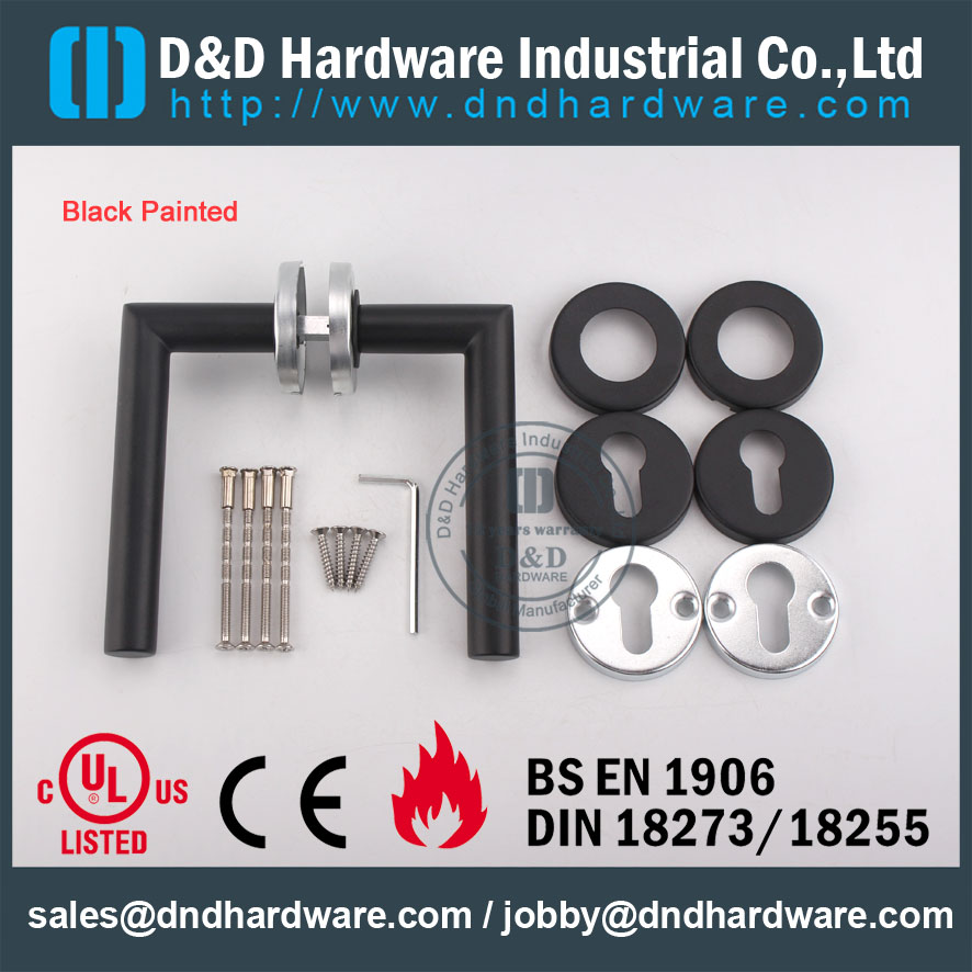 D&D Hardware-Fire Rated SS304 Door handle DDTH003