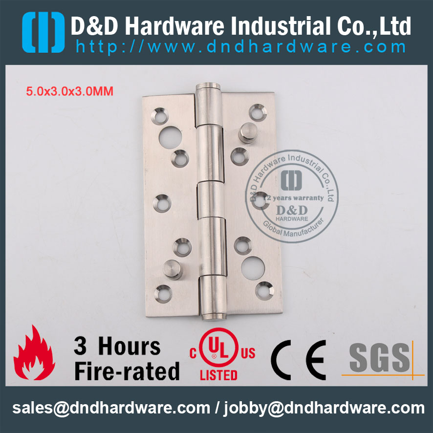 D&D Hardware-Fire Rated Door Hardware SS304 Door hinge DDSS014