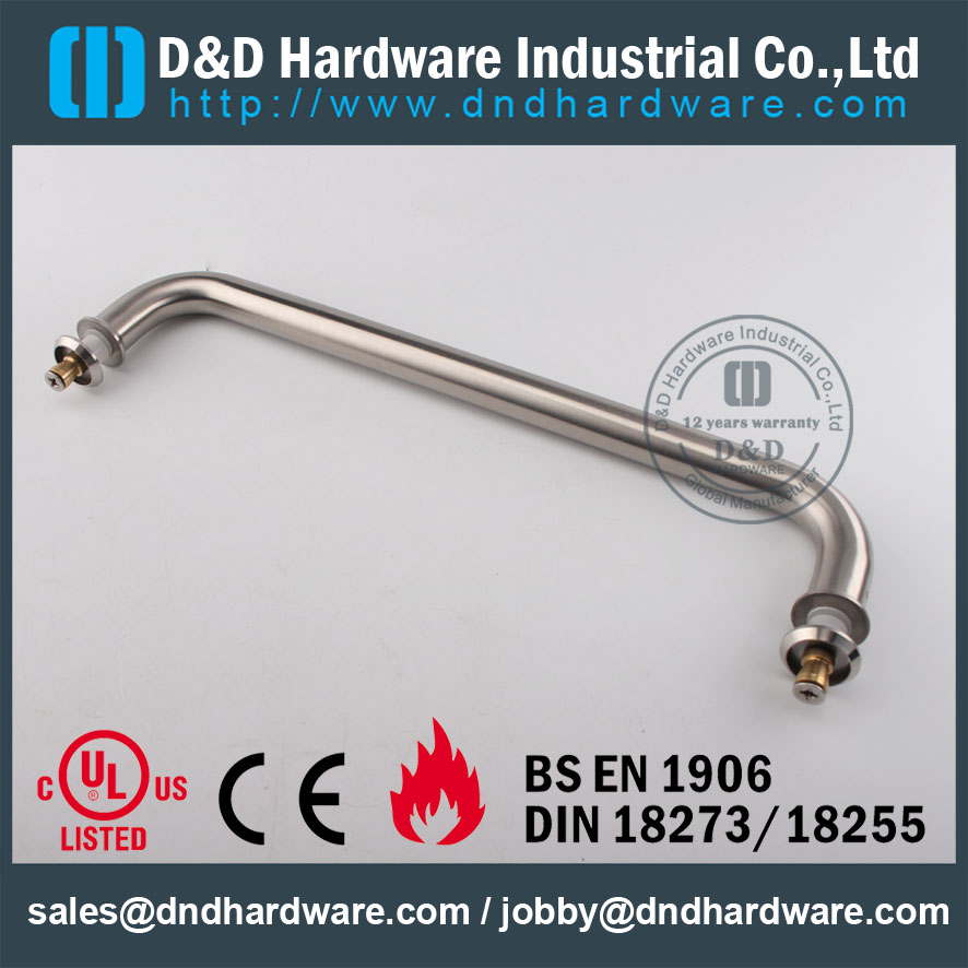 Stainless Steel Grade 316 D Pull Handle for Sliding Glass Door-DDPH007
