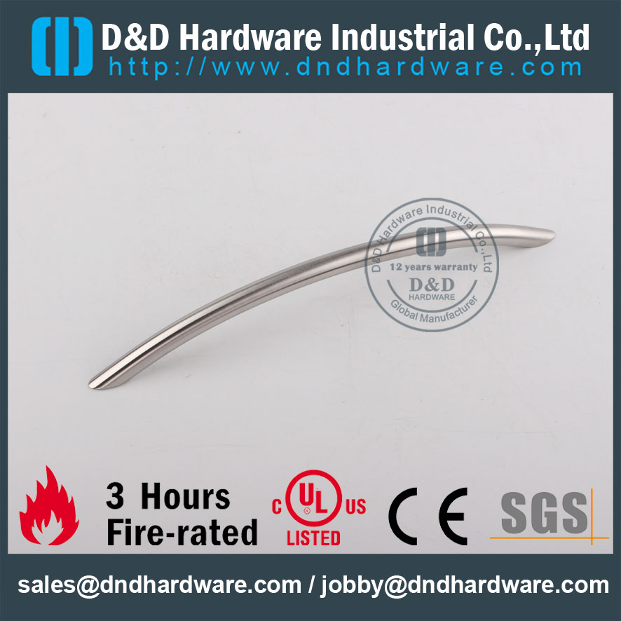 Stainless Steel 201 Solid Curve Furniture Handle Pull for Kitchen Doors –DDFH002
