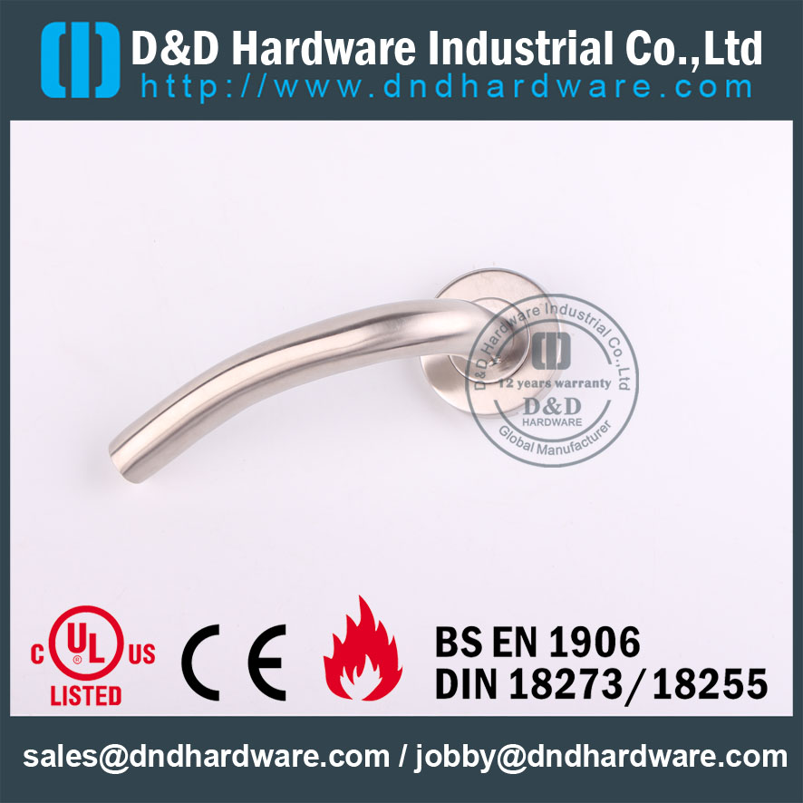 D&D Hardware-Door Hardware SS304 lever handle DDTH006