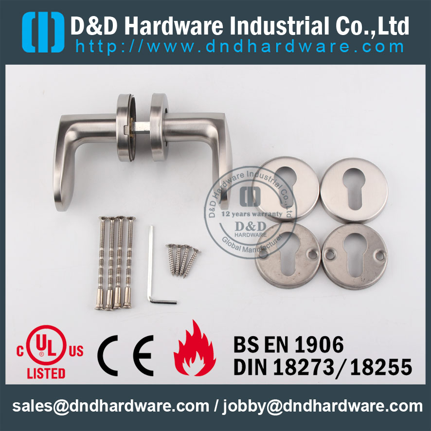 D&D Hardware-Grade 304 Solid Door knob handle DDSH038