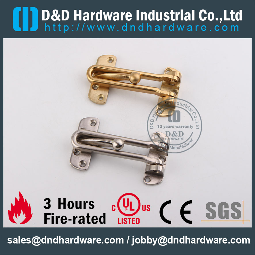 D&D Hardware-CE Certificate Fire Rated Door Guard DDDG001