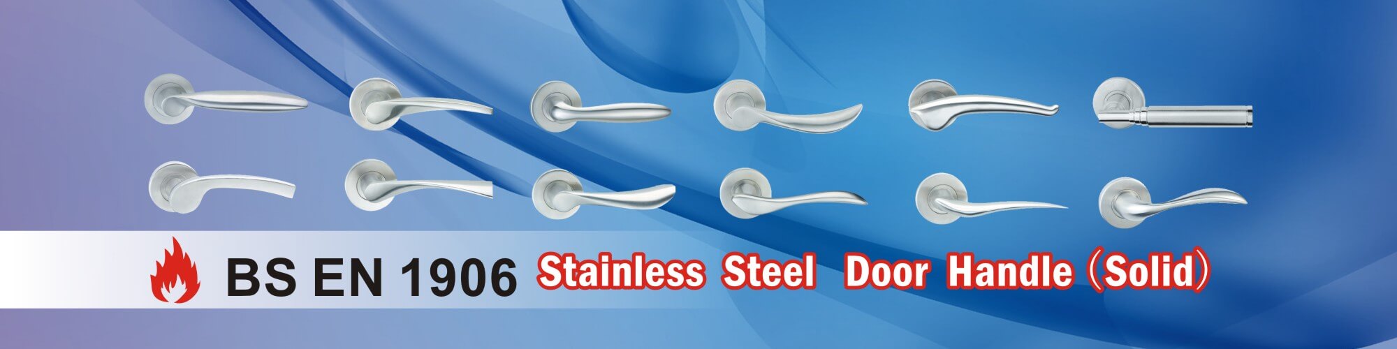 stainless steel door handle(solid)