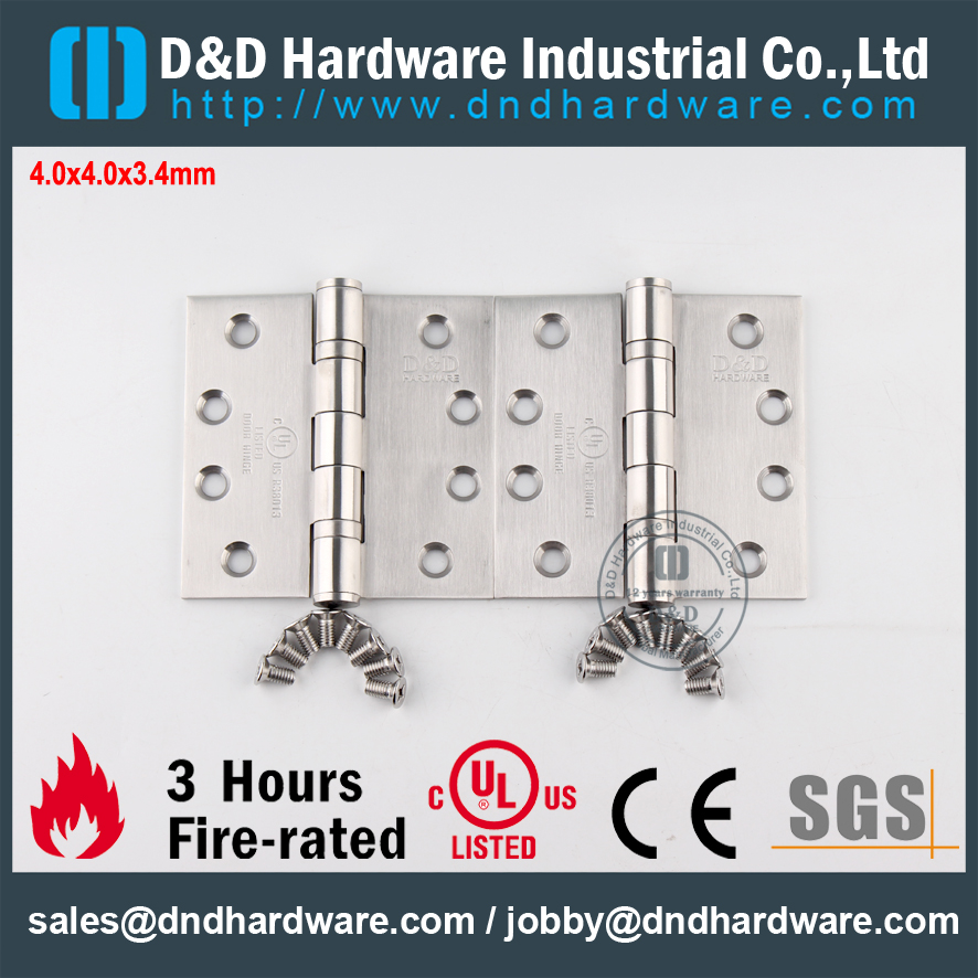 Modern Fire Rated 2BB Hinge-D&D Hardware