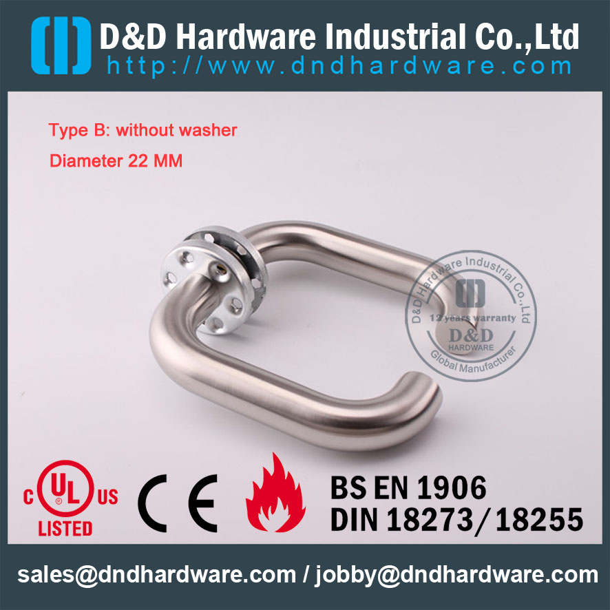 D&D Hardware-EN 1906 Tube handle DDTH001