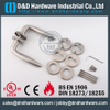 SS316 Internal Chrome Lever Door Handle Hollow Welding for Hotel Single Door-DDTH036