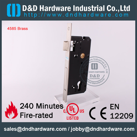 Brass 85 Entry Mortise Lock Door-DDML016