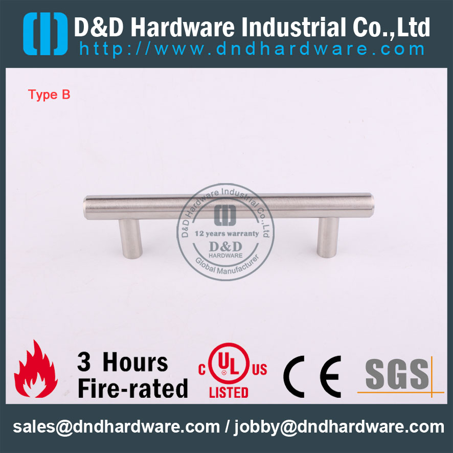 Stainless Steel 304 Surface Solid Furniture Handle for Cabinet Doors –DDFH001