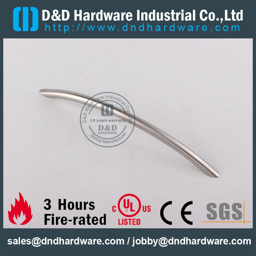 Stainless Steel 201 Solid Curve Furniture Handle Pull for Kitchen Doors –DDFH002