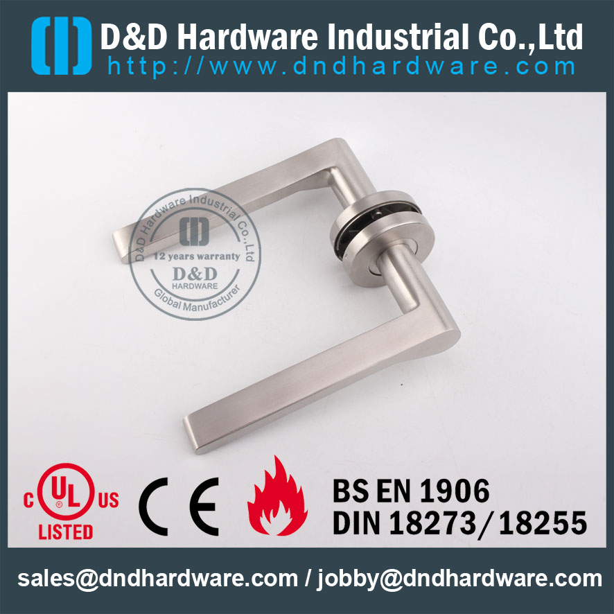 D&D Hardware-Europe SS304 Door lever handle DDTH022