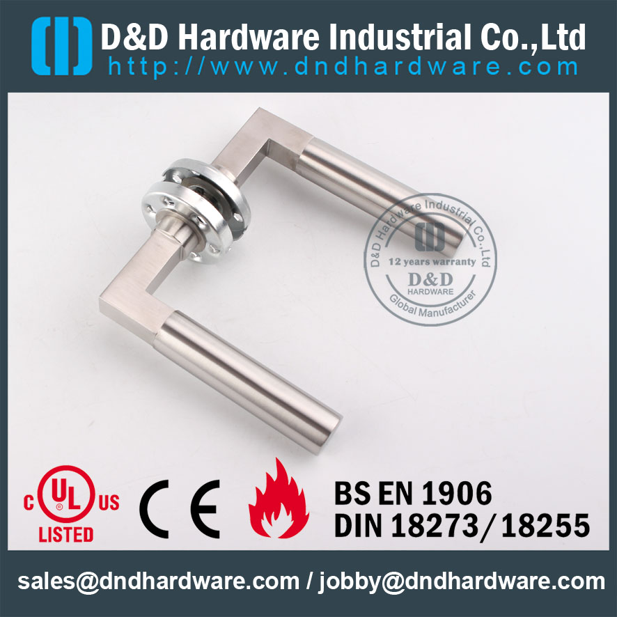 D&D Hardware-CE Certificate SS304 Door lever handle DDTH023