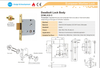SS304 Deadbolt Lock body-DDML029-B