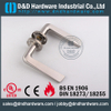 Stainless Steel 304 Interior Designer Solid Lever Handle for Hollow Metal Doors -DDSH022