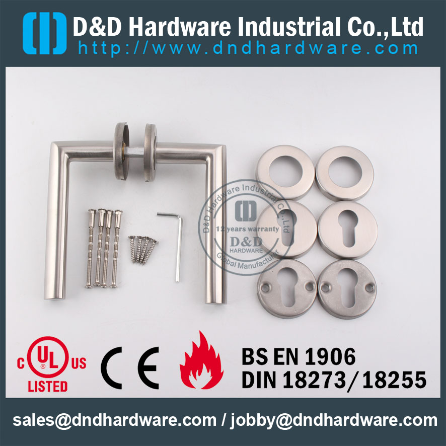 D&D Hardware-EN 1906 Fire Rated Tube handle DDTH026