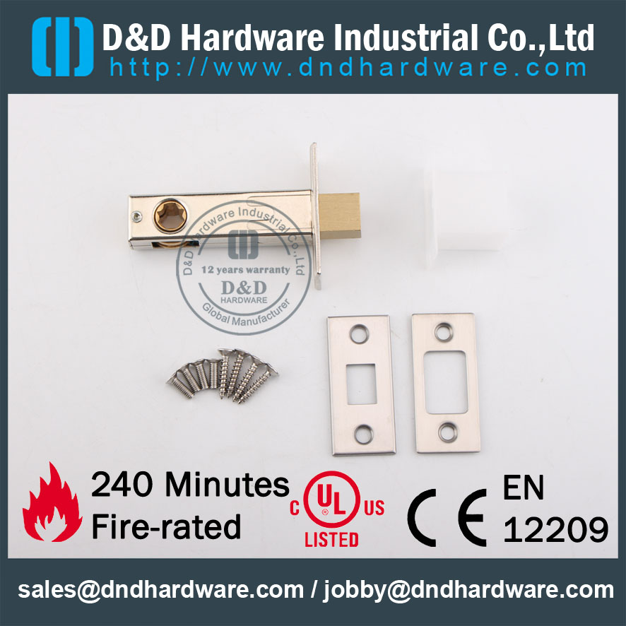 D&D Hardware-Decorative Design Stainless Steel WC-Deadbolt DDML033