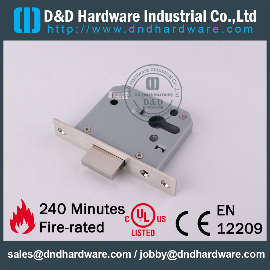 D&D Hardware-CE Certificate Fire Rated Mortise Lock DDML029-A