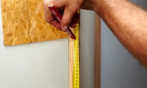 Installation of stainless steel door handle