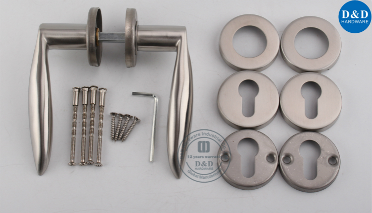 Stainless Steel 304 Thread Type Solid Lever Handle-D&D Hardware