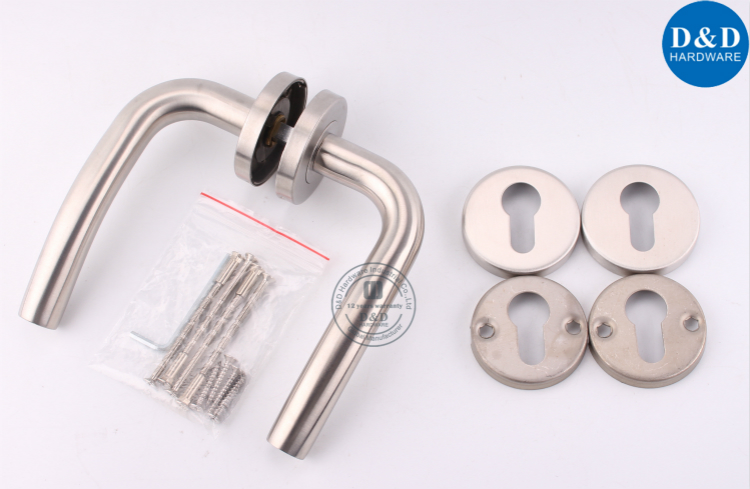 Grade 304 Tube Fire Rated Lever Door Handle-D&D Hardware
