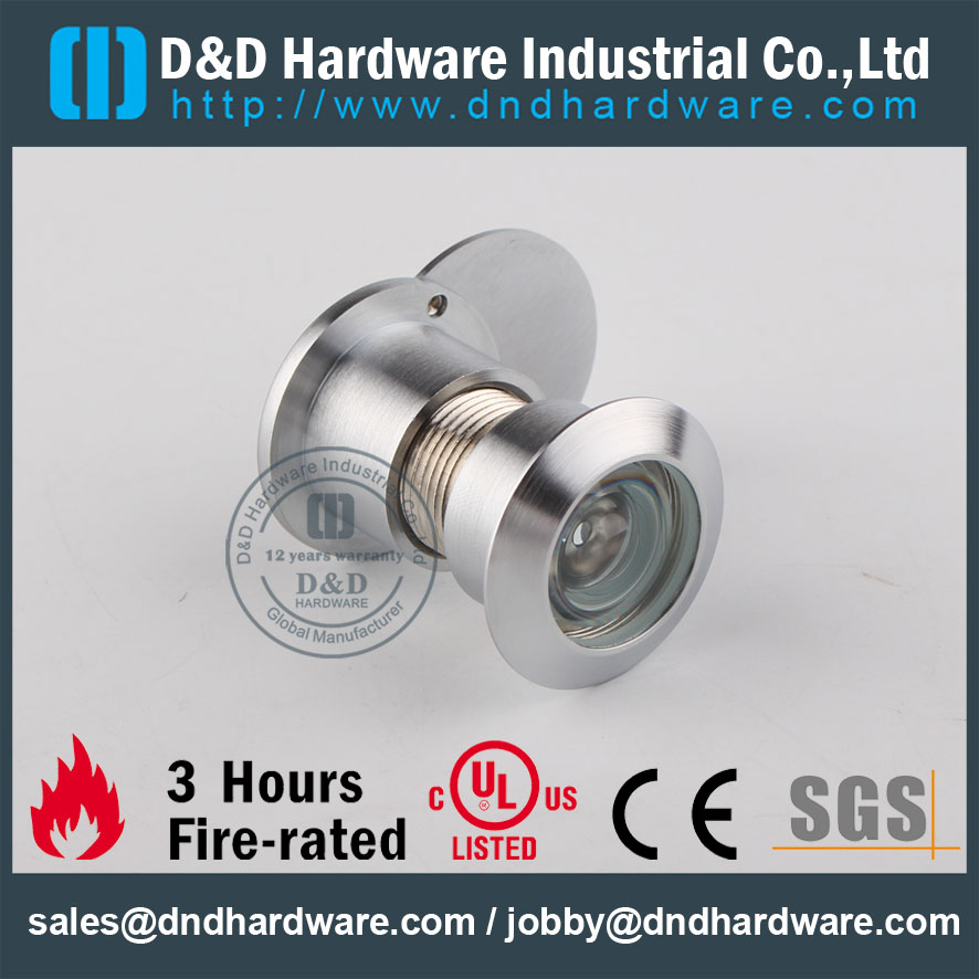 200 Degree Brass Door Eye Viewer Peephole for Interior Entry Door –DDDV003
