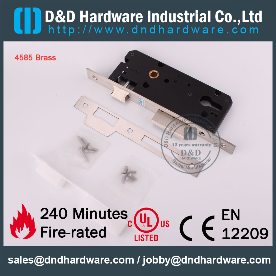 D&D Hardware-Wholesale Brass Door Fitting Mortise Lock DDML016