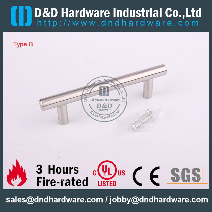 Stainless Steel 304 Surface Solid Furniture Handle for Cabinet Doors –DDFH001