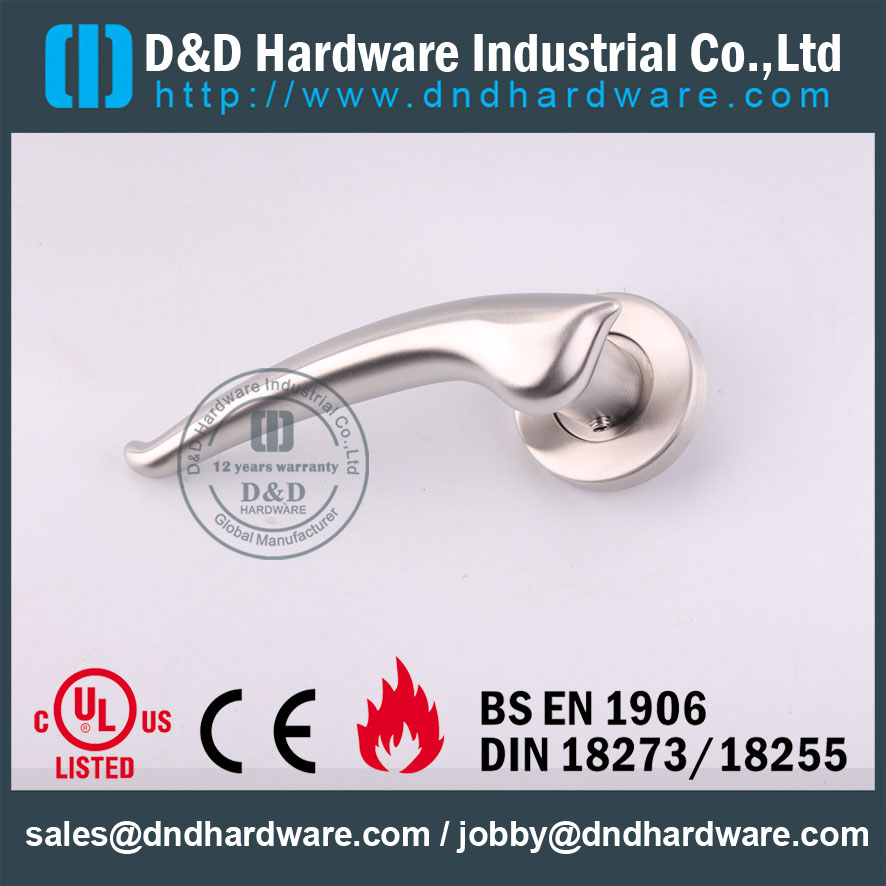 D&D Hardware-Grade 304 Solid Door handle with CE Certificate DDSH035