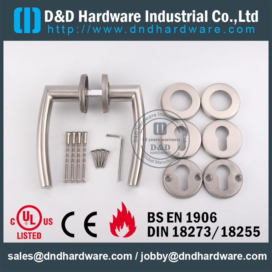 D&D Hardware-SS304 Hollow handle for wooden door DDTH025