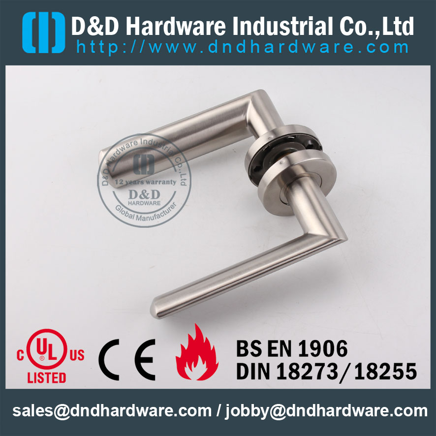 D&D Hardware-Europe Interior Stainless Steel Door lock handle DDSH011