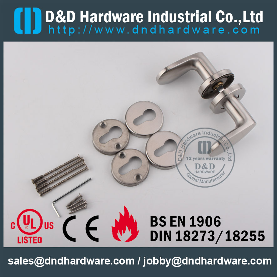 D&D Hardware-Decorative design Solid Door handle DDSH038