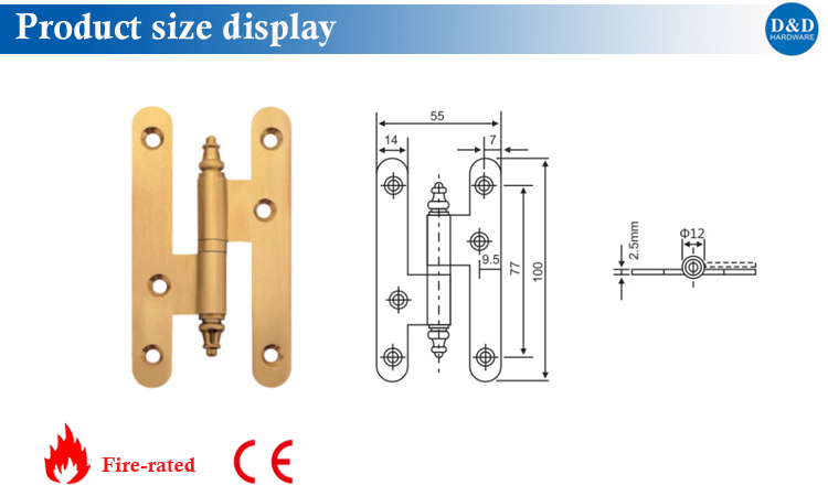Hinge size