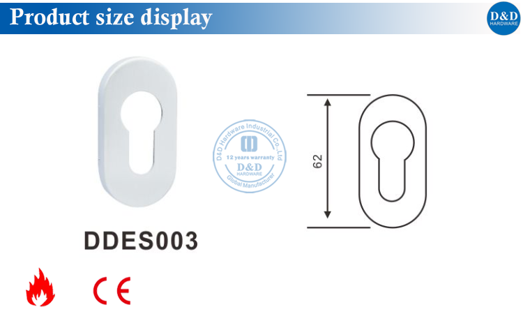Escutcheon Size Display-D&D Hardware