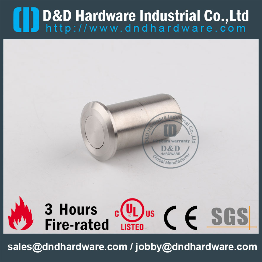 Stainless Steel 304 Satin Dust Proof Socket for Metal Doors-DDDP001