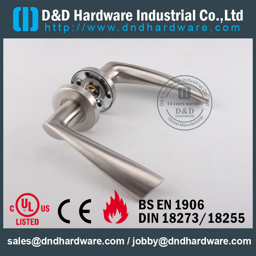 D&D Hardware-Grade 304 Stainless Steel Door lever handle DDSH002