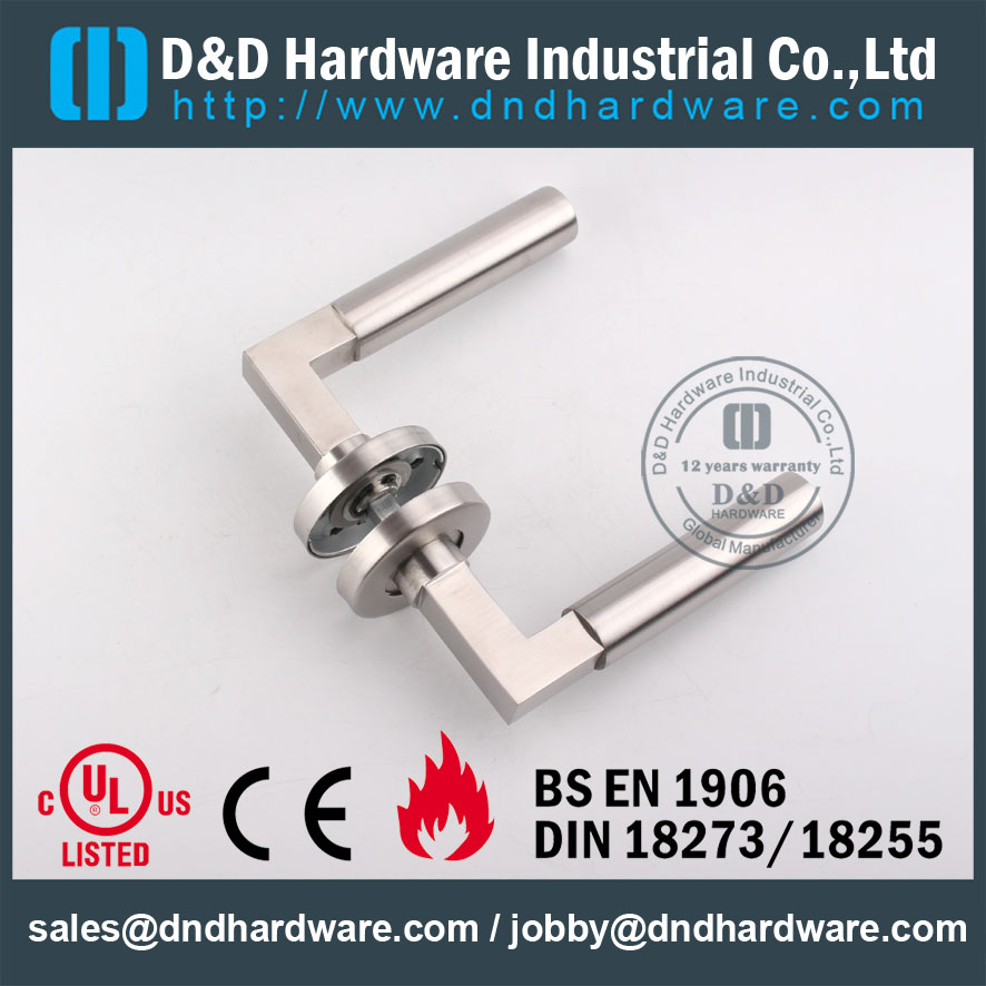 D&D Hardware-Fire Rated Door lever handle DDTH023