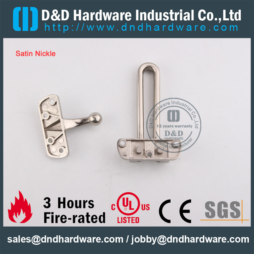 D&D Hardware-Door Ironmongery Zinc Alloy Door Guard DDDG001