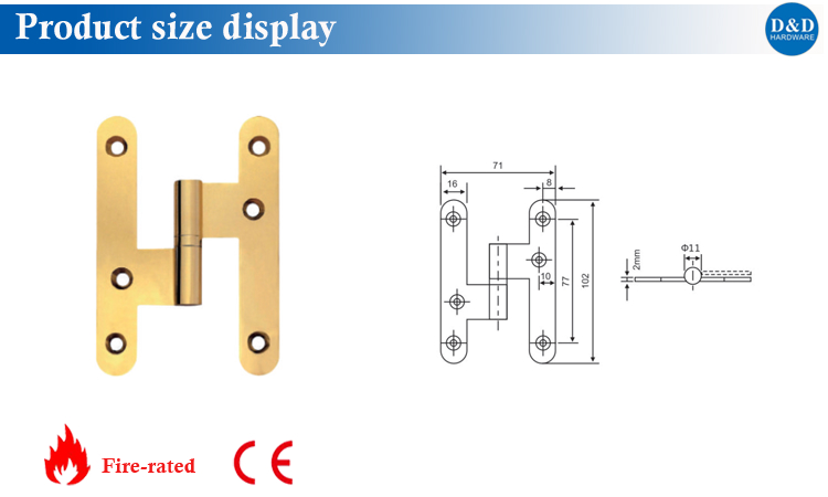 Hinge size