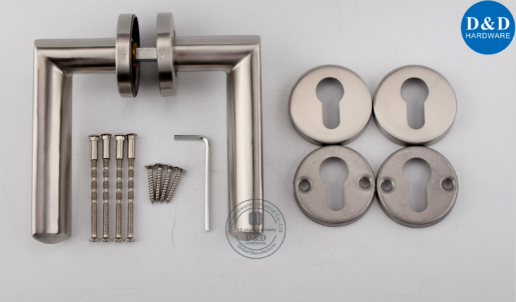 Commercial Stainless Steel Cast Solid Lever Handle-D&D Hardware