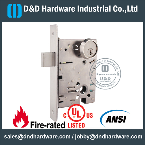 SS304 Grade 1 ANSI/BHMA Deadbolt Lock-DDAL18 F18