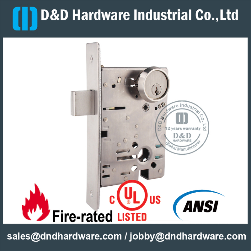 SS304 Grade 1 ANSI/BHMA Deadbolt Lock-DDAL18 F18