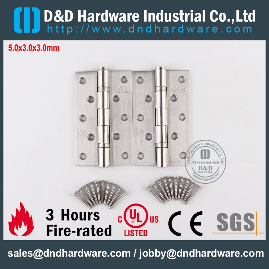 UL Fire Rated Hinge-D&D Hardware
