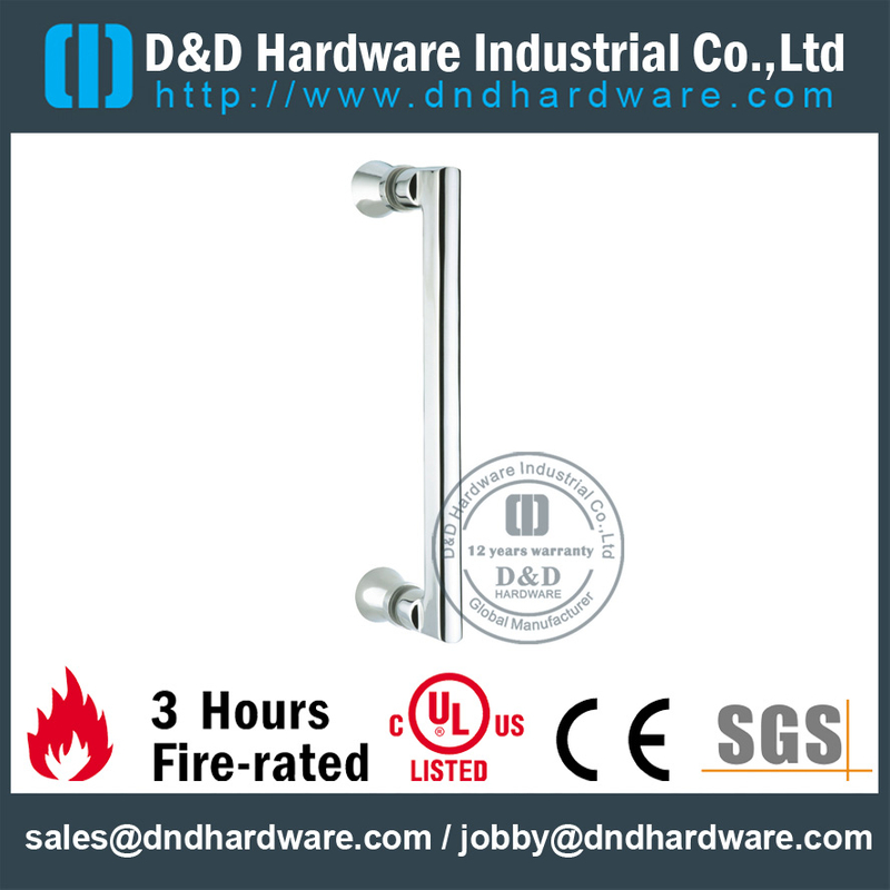 Stainless Steel Polished Pull Handle for Interior Shower Door-DDPH051