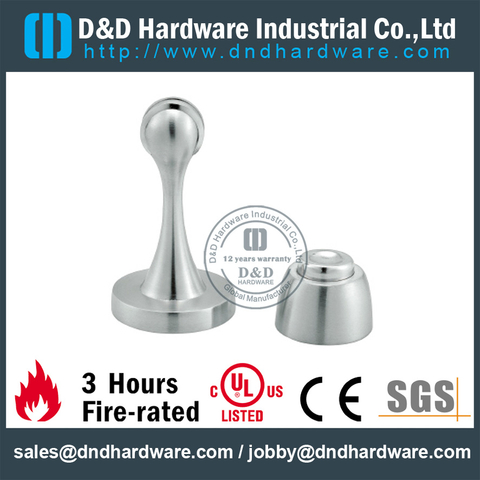 Stainless steel strong gravity ball magnetic door stop for Wooden Door - DDDS073